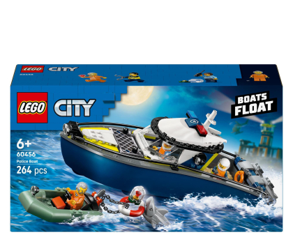 Klocki LEGO® LEGO City 60456 Pościg łodzią policyjną